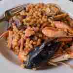 Seafood Fregola with Saffron
