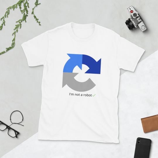 I’m Not a Robot – Captcha Short-Sleeve Unisex T-Shirt