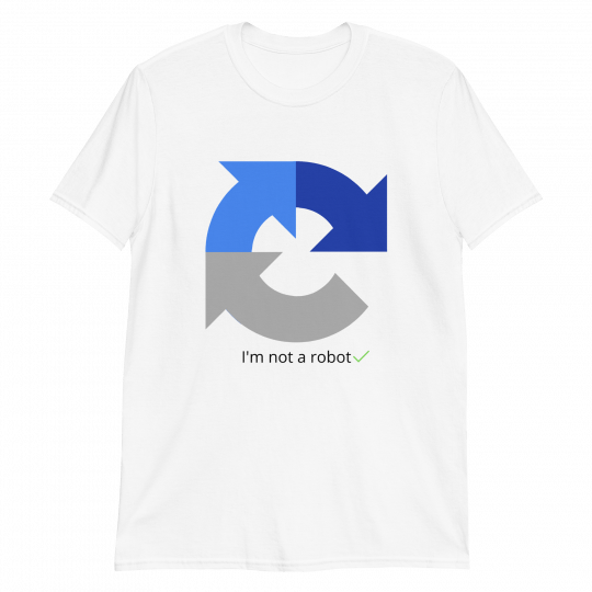 I’m Not a Robot – Captcha Short-Sleeve Unisex T-Shirt